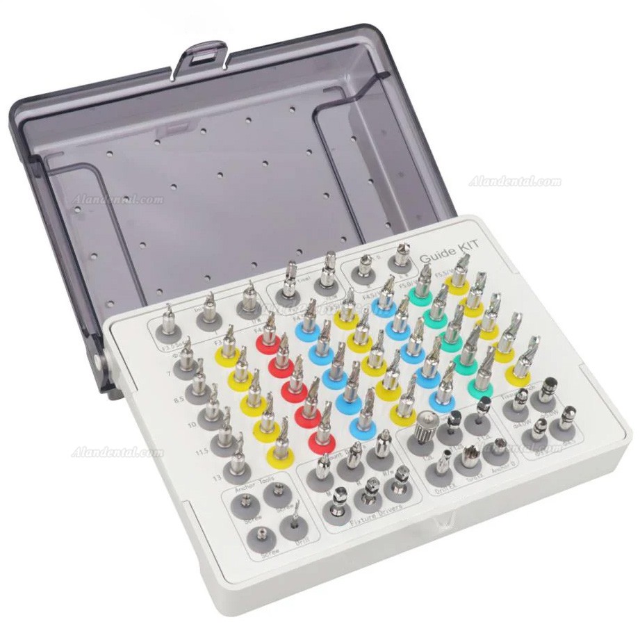 Universal Dental Implant Guide Kits Tissue Punch Guide Reamer Anchor Drill Guide Kit